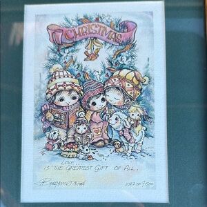 Framed Jodi Bergsma Themed “Love is the Greatest Gift of all.”